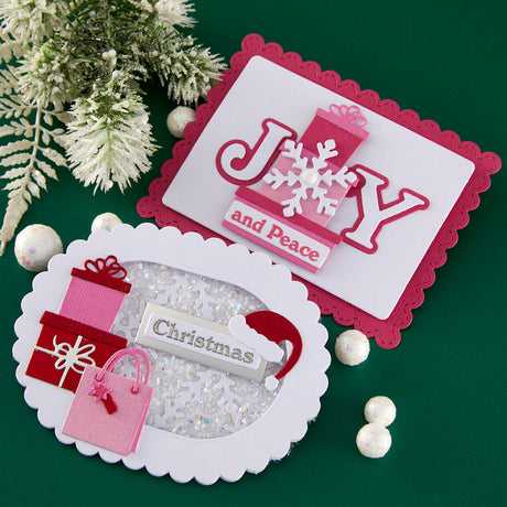 Spellbinders Snowflake Joy Stamp & Die Set by Lisa Horton