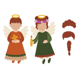 Spellbinders Blessing Angels Etched Dies by Bibi Cameron - S4-1555
