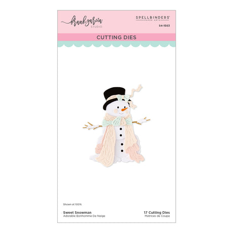Spellbinders Sweet Snowman Etched Dies by Frank Garcia