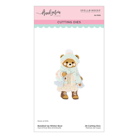 Spellbinders Bundled Up Winter Bear Etched Dies by Frank Garcia
