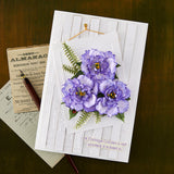 Spellbinders Lisianthus Etched Dies by Susan Tierney-Cockburn s4-1572
