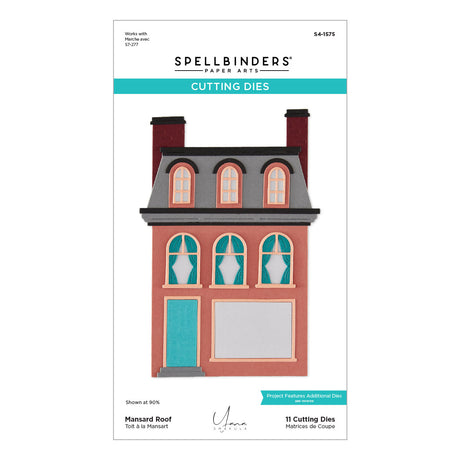 Spellbinders Mansard Roof Etched Dies by Yana Smakula
