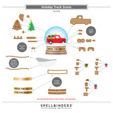 Spellbinders Holiday Truck Scene Etched Dies by Simon Hurley