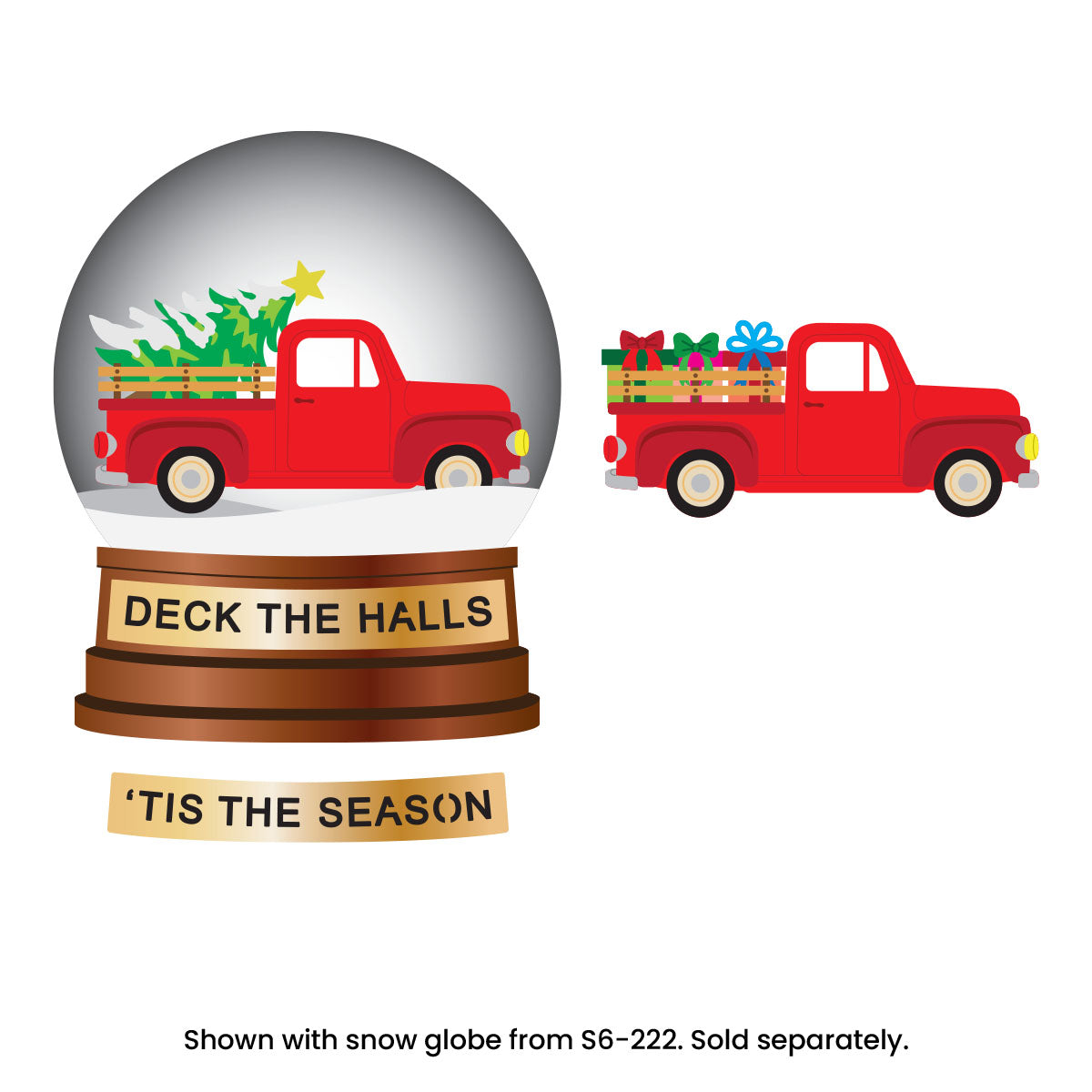 Spellbinders Holiday Truck Scene Etched Dies by Simon Hurley