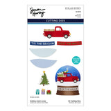 Spellbinders Holiday Truck Scene Etched Dies by Simon Hurley