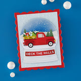 Spellbinders Holiday Truck Scene Etched Dies by Simon Hurley