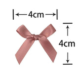 Crafty Trails 4cm Bows -5x Hot pink / 5x Purple (10 pcs)