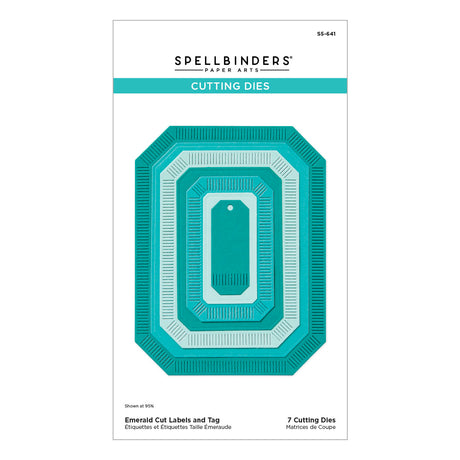 Spellbinders Emerald Cut Labels and Tag Etched Dies from the Home for the Holidays Collection