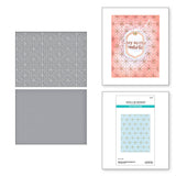 Spellbinders Stitched Starfilled Background Etched Dies from the Stitched Bright Collection