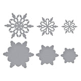 Spellbinders Layering Snowflakes Etched Dies from the Let It Snow Collection by Simon Hurley