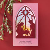 Spellbinders Christmas Morn Nativity Etched Dies from the Season of Wonder Collection by Stampendous