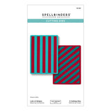 Spellbinders Lots of Stripes Etched Dies from the All About Christmas Collection by Lisa Horton