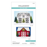 Spellbinders Country Christmas Barn Etched Dies from the Country Christmas Collection by Annie Williams