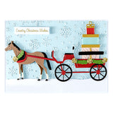 Spellbinders Christmas Horse-Drawn Wagon Etched Dies from the Country Christmas Collection by Annie Williams