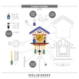 Spellbinders Cuckoo Cottage Etched Dies from the Cuckoo Cottage Collection