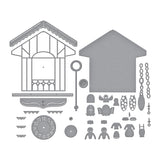 Spellbinders Cuckoo Cottage Etched Dies from the Cuckoo Cottage Collection