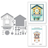 Spellbinders Cuckoo Cottage Etched Dies from the Cuckoo Cottage Collection