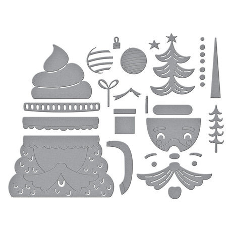 Spellbinders Cocoa Wonderland Etched Dies from the Wonderland Collection