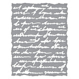 Spellbinders Deckled Edge Script Etched Dies from the Beautifully Imperfect Collection