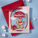 Spellbinders Gingerbread Delivery Etched Dies from the Candy Christmas Collection by Stamperia