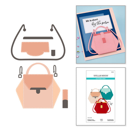 Spellbinders Designer Purse Etched Dies