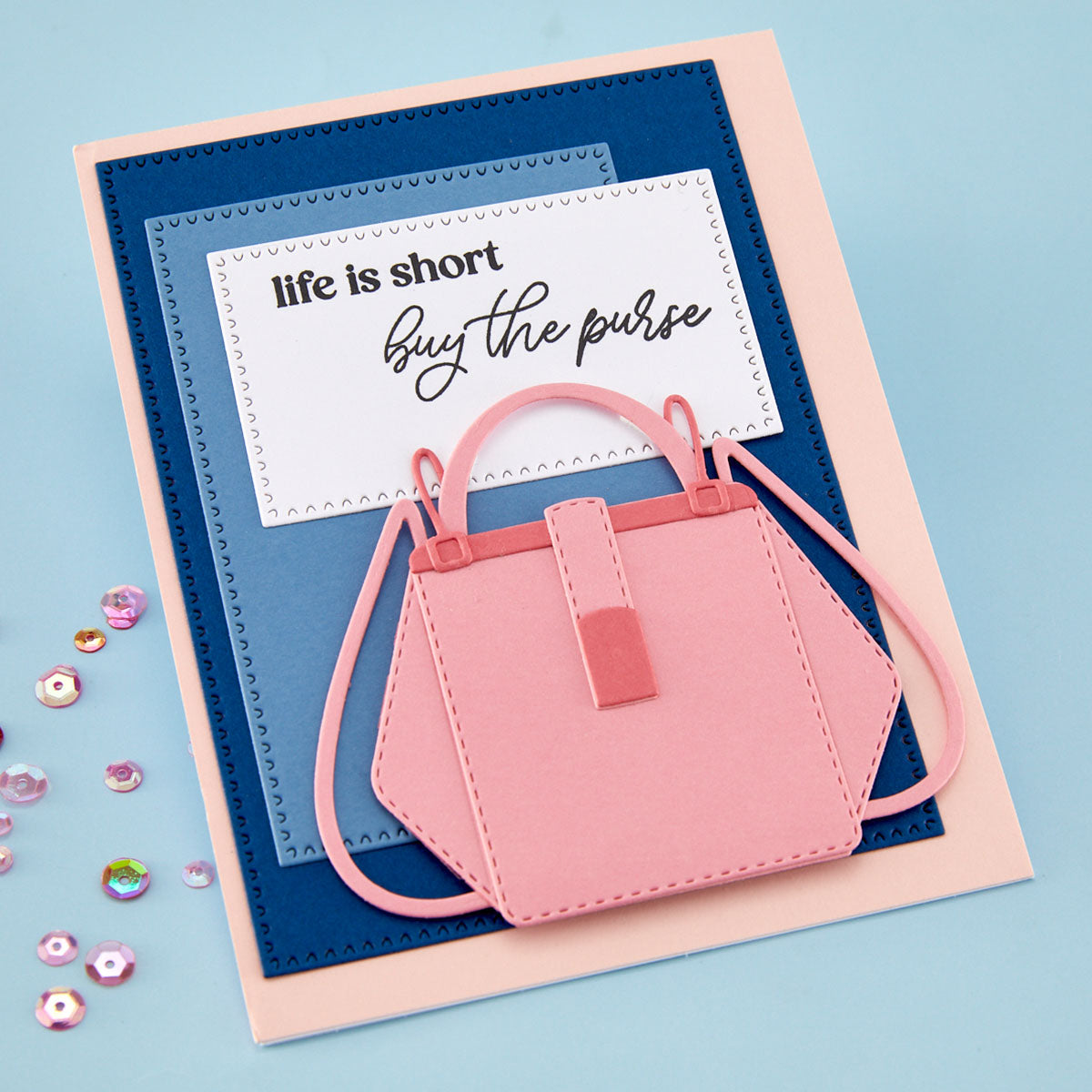 Spellbinders Designer Purse Etched Dies