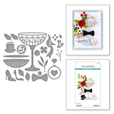 Spellbinders A Special Toast Etched Dies from the Happier Hour Collection