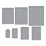 Spellbinders Linear Touch Rectangles and Tag Etched Dies from the Happier Hour Collection
