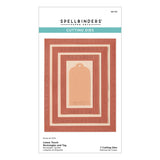 Spellbinders Linear Touch Rectangles and Tag Etched Dies from the Happier Hour Collection