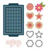Spellbinders Cool It Cookie Rack Etched Dies (Tina Smith)