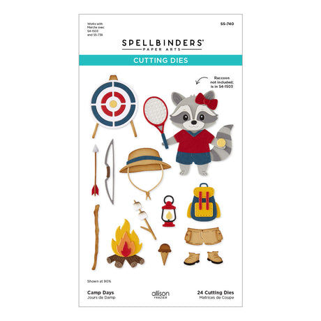 Spellbinders Camp Days Etched Dies