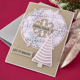 Spellbinders Snowflake Wreath Etched Dies by Lisa Horton - S5-763