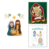 Spellbinders Nativity Blessings Etched Dies by Bibi Cameron - S5-765