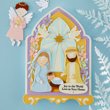 Spellbinders Nativity Blessings Etched Dies by Bibi Cameron - S5-765