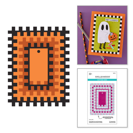 Spellbinders Color Block Accent Rectangles Die Bundle