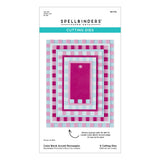 Spellbinders Color Block Accent Rectangles Etched Dies