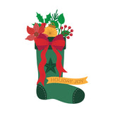 Spellbinders Old-Fashioned Christmas Stocking Etched Dies with Simple Stories
