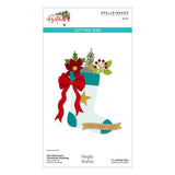 Spellbinders Old-Fashioned Christmas Stocking Etched Dies with Simple Stories