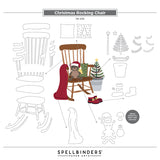 Spellbinders Christmas Rocking Chair Etched Dies from the Country Christmas Collection by Annie Williams