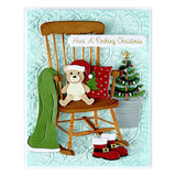 Spellbinders Christmas Rocking Chair Etched Dies from the Country Christmas Collection by Annie Williams