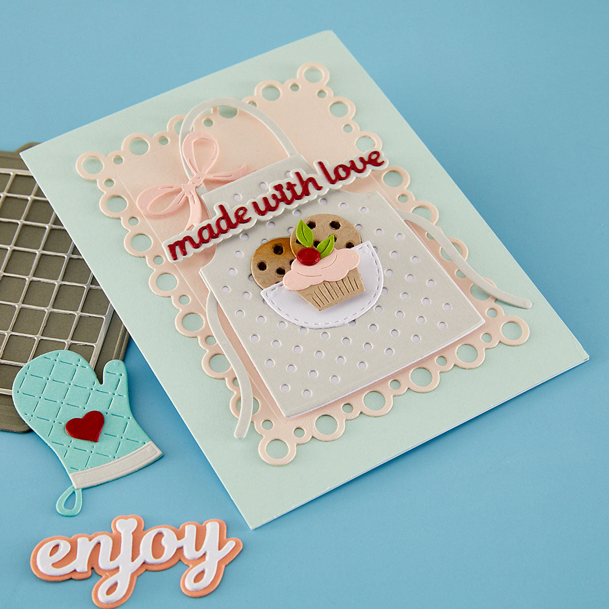 Spellbinders Made With Love Etched Dies (Tina Smith)