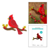 Spellbinders Felt Winter Cardinal Etched Dies by Nichol Spohr S6-274