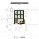 Spellbinders City Holiday Etched Dies from the City Holiday Collection by Yana Smakula