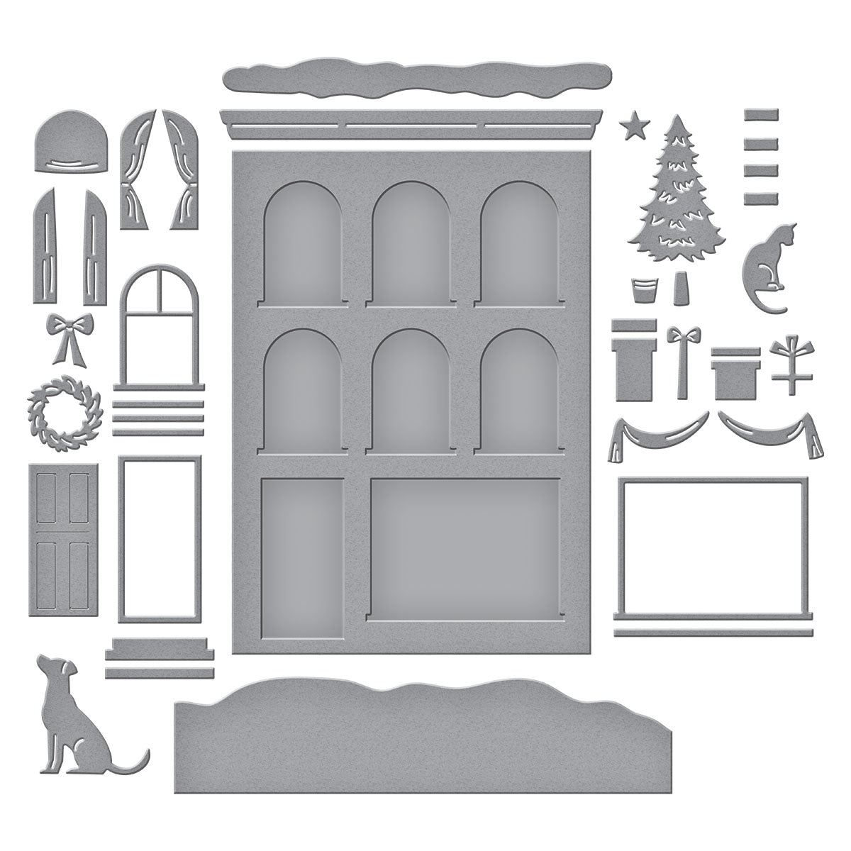 Spellbinders City Holiday Etched Dies from the City Holiday Collection by Yana Smakula