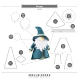 Spellbinders Fergus Etched Dies from the 3D Felt Décor Collection by Sandi MacIver