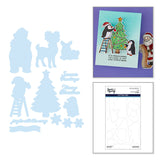 Spellbinders Polar Friends Stamp & Die Bundle by Simon Hurley