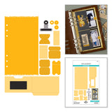 Spellbinders Page with Flap Pocket Etched Dies by Esther Glas - S7-295