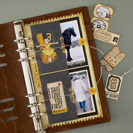 Spellbinders Page with Flap Pocket Etched Dies by Esther Glas - S7-295