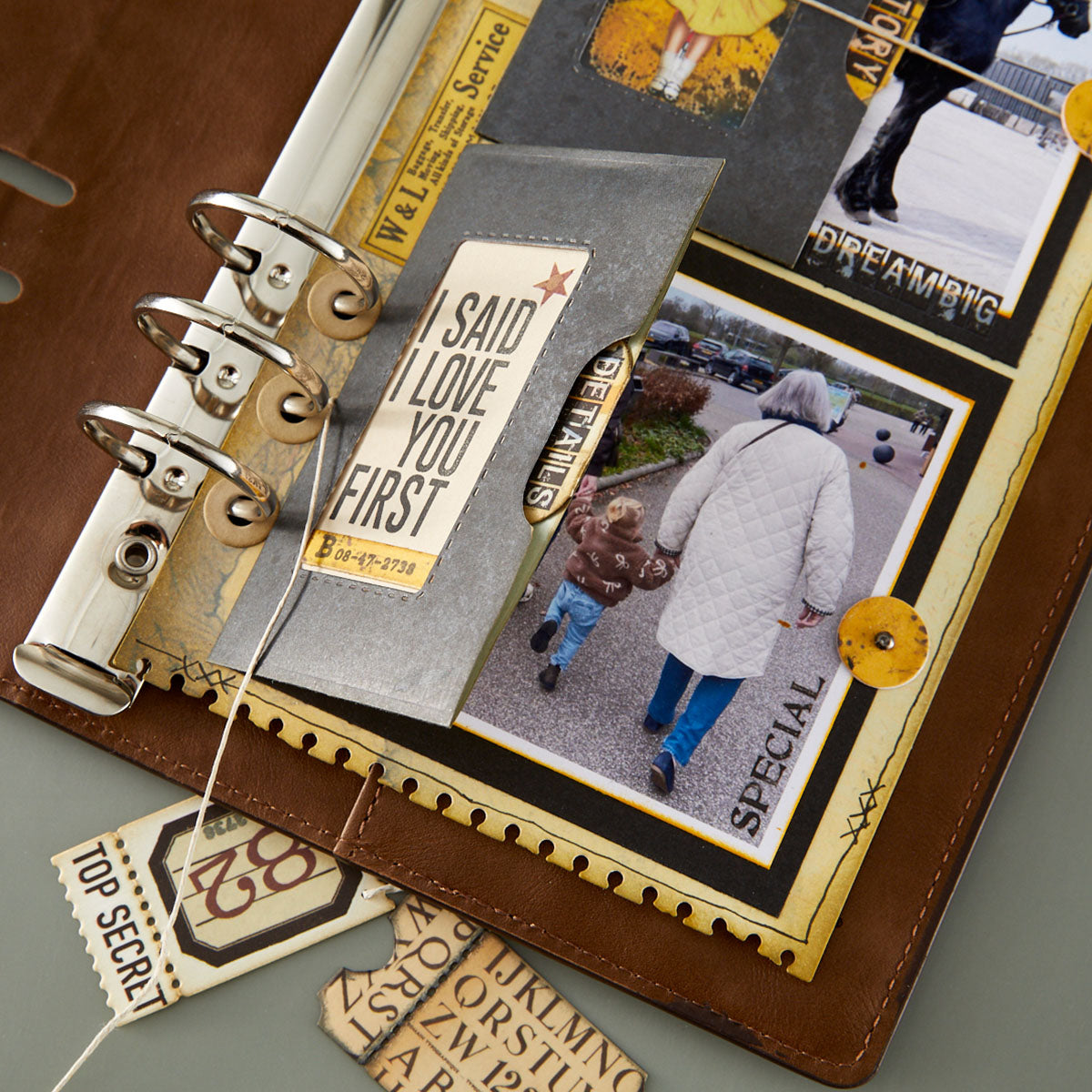 Spellbinders Page with Flap Pocket Etched Dies by Esther Glas - S7-295