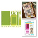 Spellbinders Keepsake Capsule Page Etched Dies by Esther Glas - S7-297